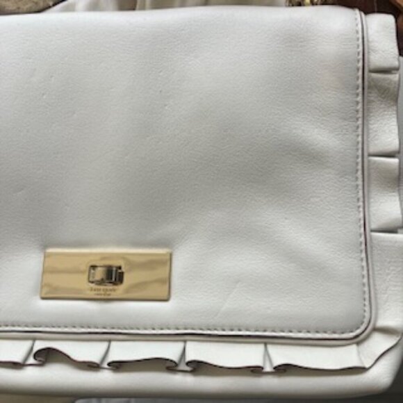 Kate Spade Daniella leather shoulder bag, color: Cement - Picture 3 of 12